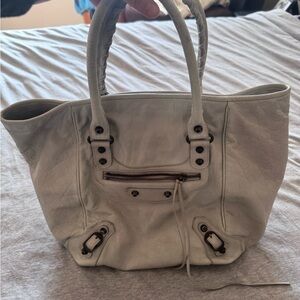 Excellent Condition Balenciaga The Sunday  Leather Tote Bag 10” x 9” x 11”